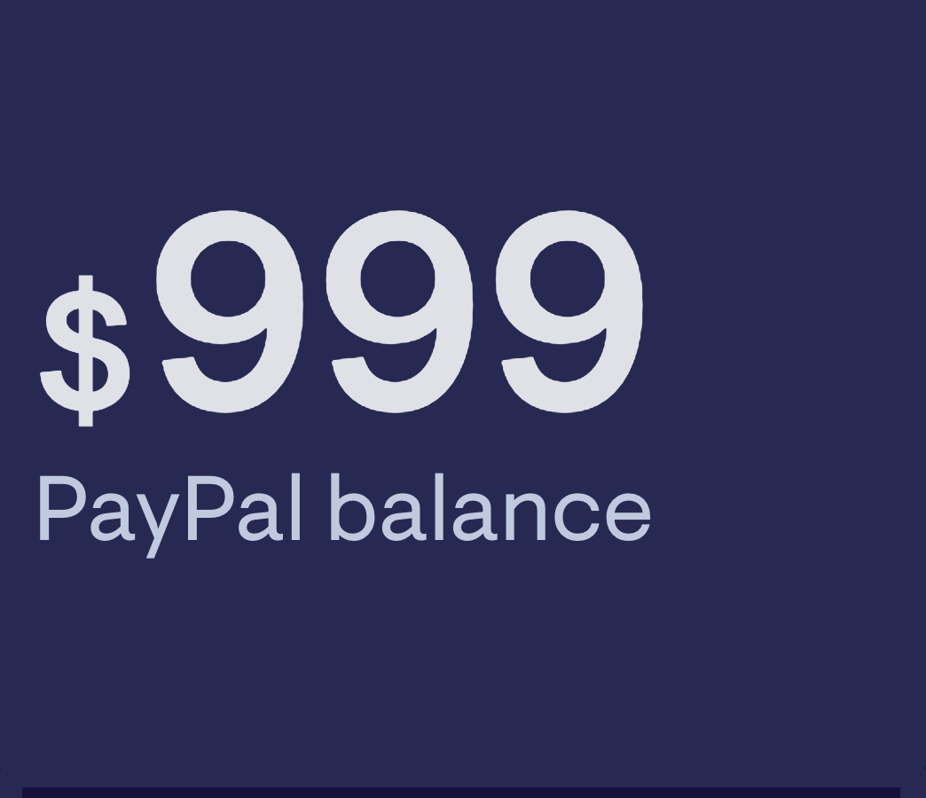 PayPal Balance ($) image