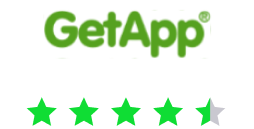 4.5 star review from GetApp