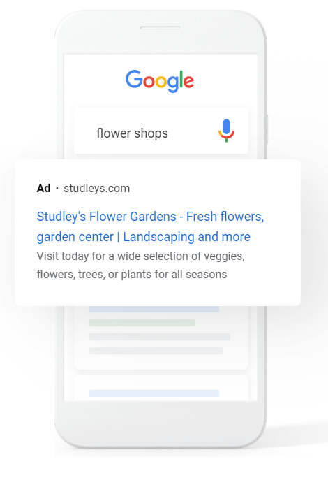 Google Ads example