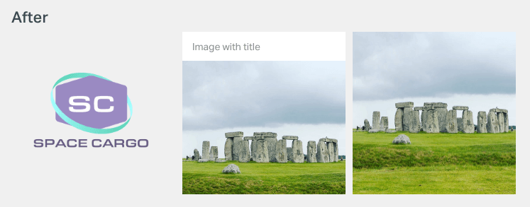 Image widgets after