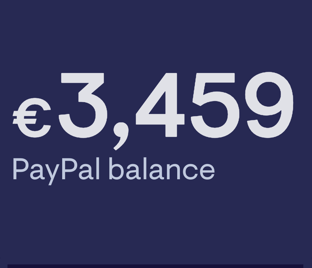 PayPal Balance (€) image