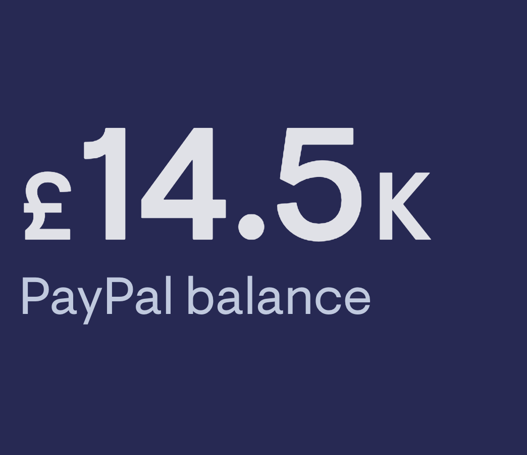PayPal Balance (£) image