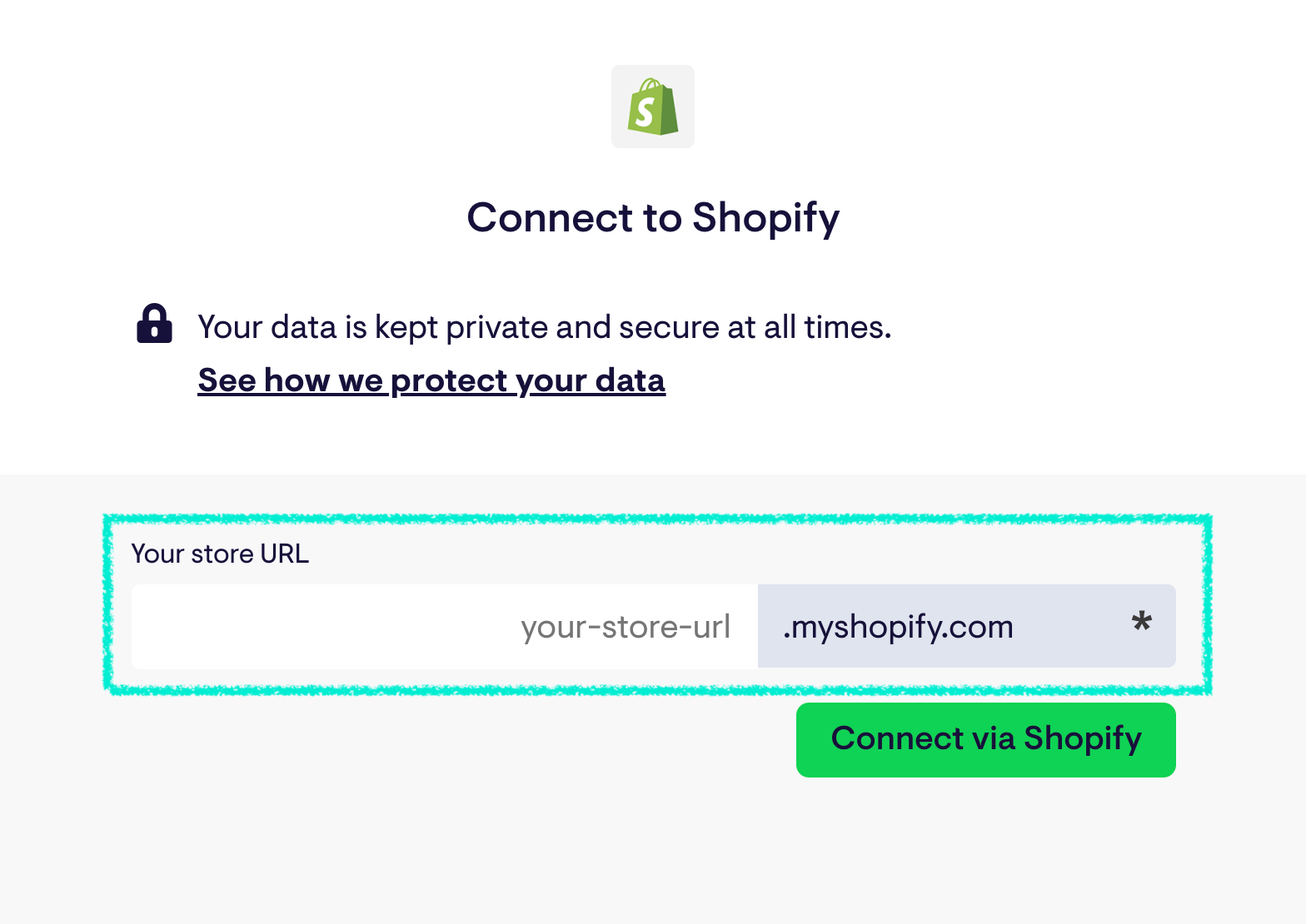 How to connect to Shopify