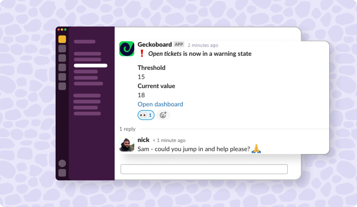 Zendesk notifications in Slack